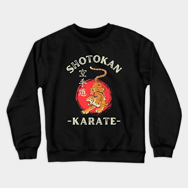 Shotokan Karate Crewneck Sweatshirt by FullOnNostalgia